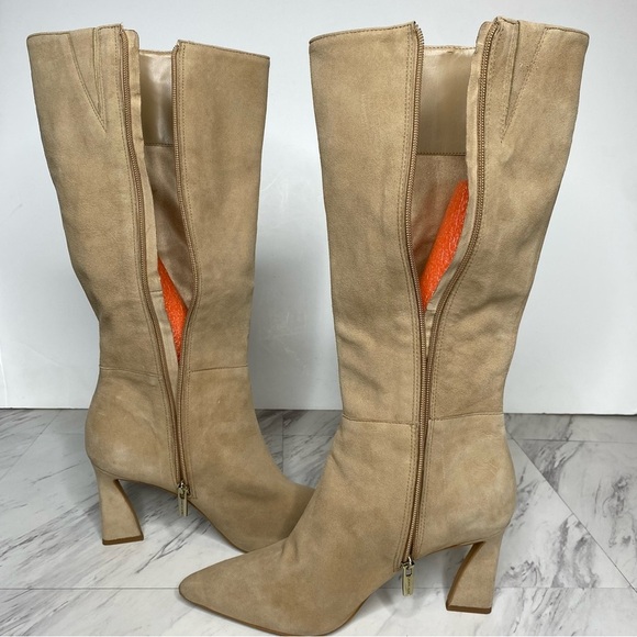 New! Vince Camuto Tressara Tan Suede Tall Boot 9M - Picture 7 of 16